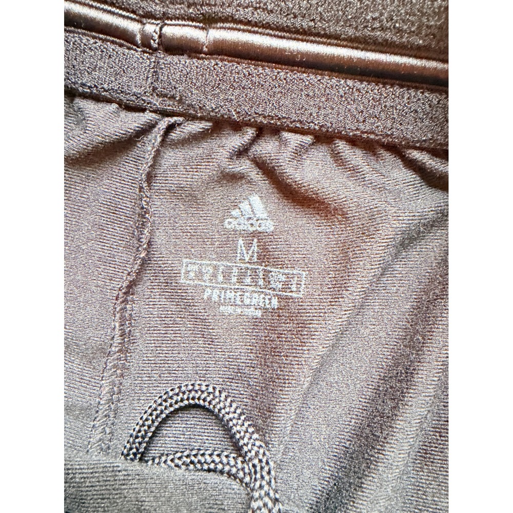 Adidas Mens black 3-Stripe Athletic Gym Basketball Shorts Side Pockets - Picture 7 of 7